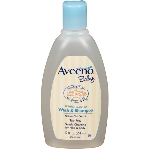 Aveeno Baby Lightly Scented Wash & Shampoo - 12 Oz